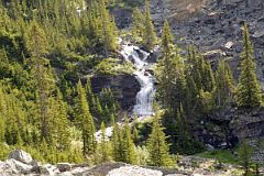 17 Victoria Falls From Top Of First Ridge On Lake Oesa Trail At Lake O-Hara Morning.jpg